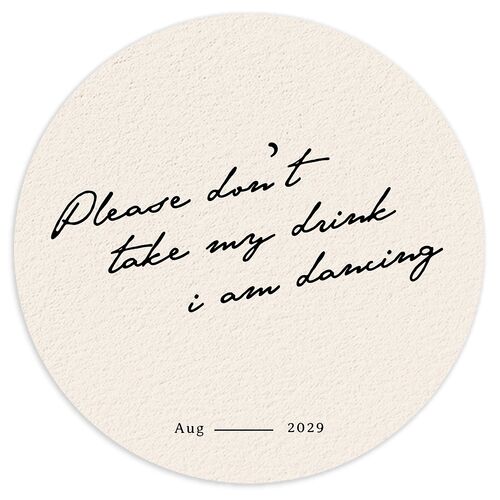 Vintage Film Photo Coasters Sand Cardboard Circle