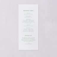 Vintage Bow Wedding Programs Jewel Green Signature