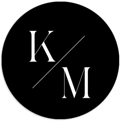 Monogram Slant Wedding Stickers Licorice Circle