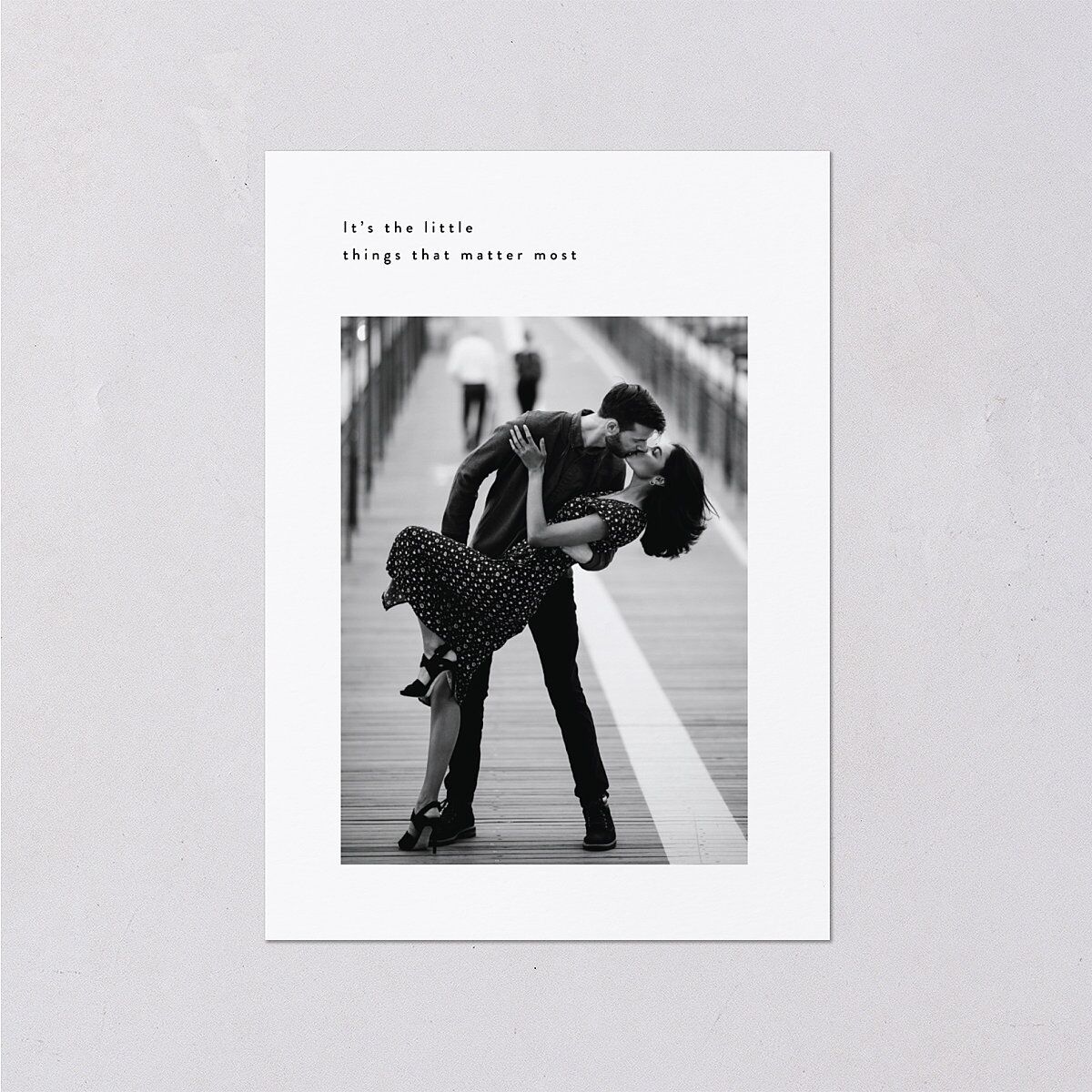 Simple Editorial Photo Wedding Enclosure Cards — view 1