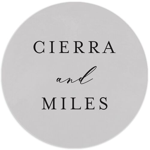 Emerald Forest Wedding Stickers Midnight Circle
