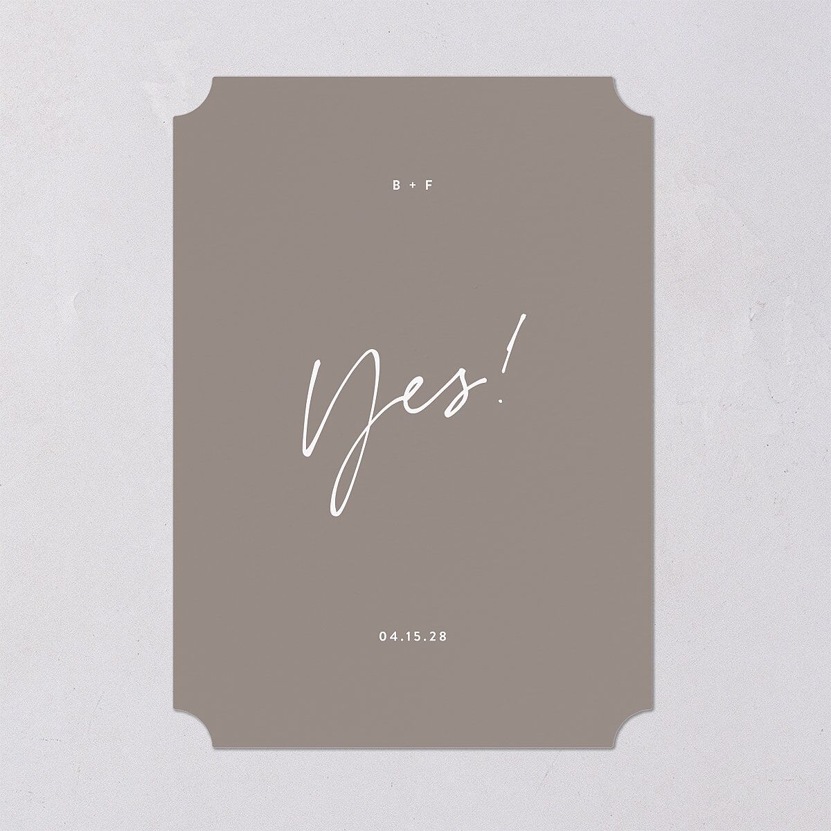 Names Save The Date Cards — view 3