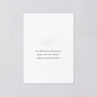 Elegant Damask Wedding Enclosure Cards Gold Pure White Signature Standard