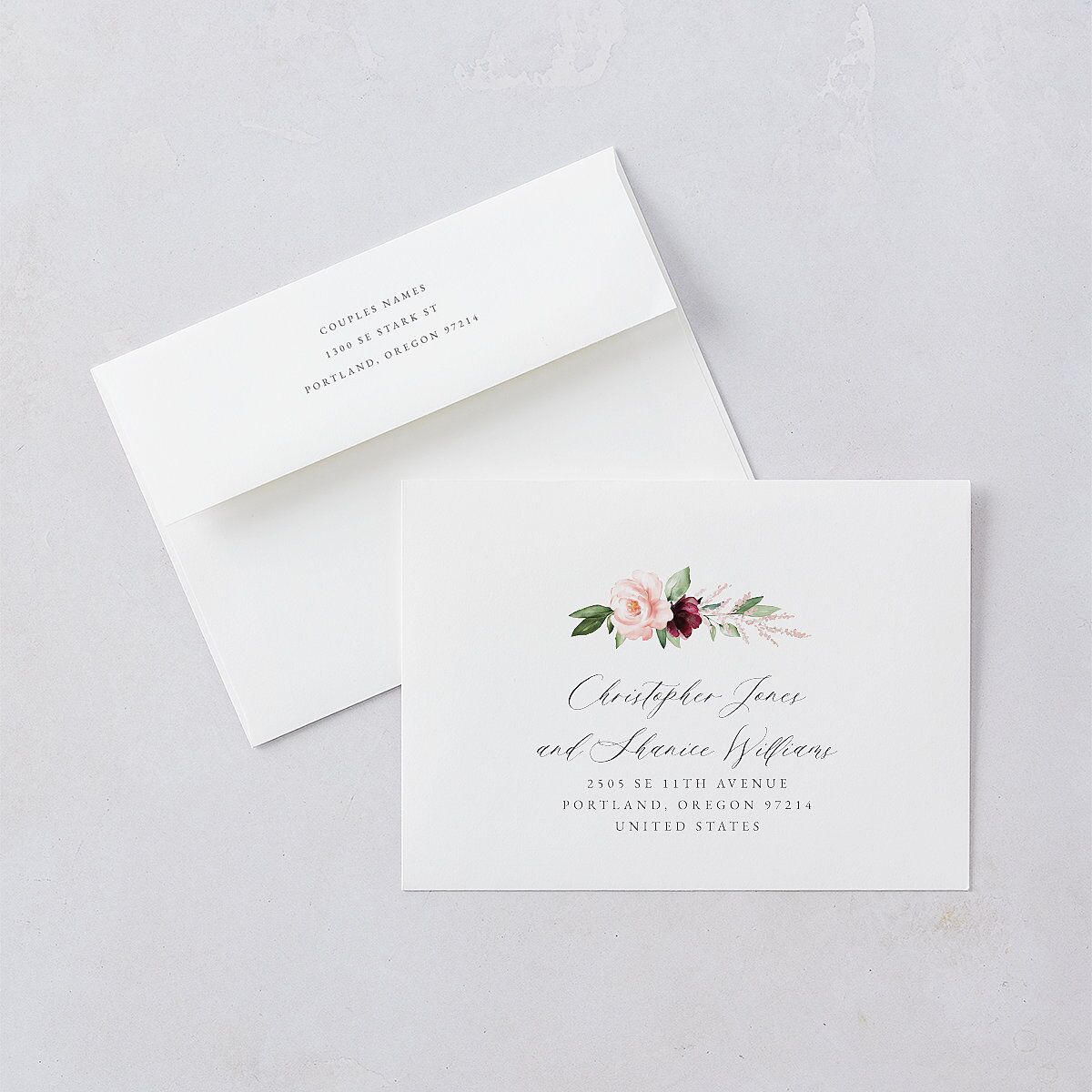 Beloved Floral Wedding Invitations — view 6