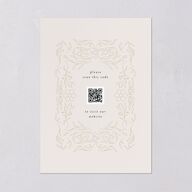 Floral Opulence Foil Save the Date Cards Gold Champagne Signature smooth Blank No Standard