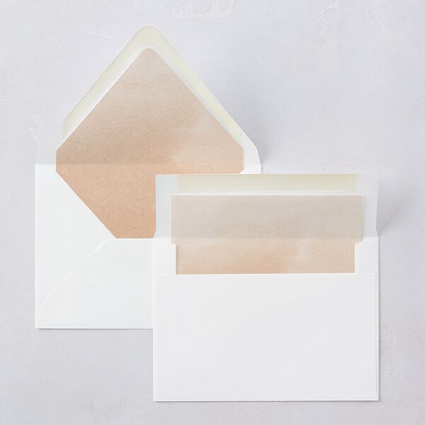 Eucalyptus Bouquet Euro Envelope Liners Terracotta Luxe