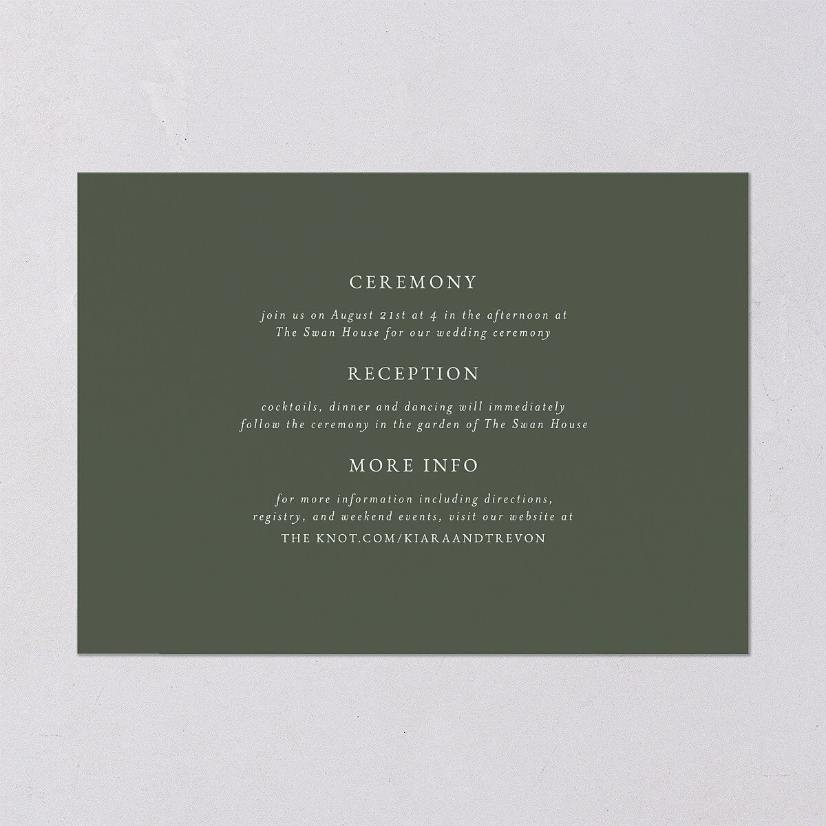 Romantic Photo Wedding Invitations — view 3