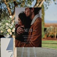 Monogram Portrait Standard Welcome Sign Large Midnight Standard Indoor Foam Core L Welcome