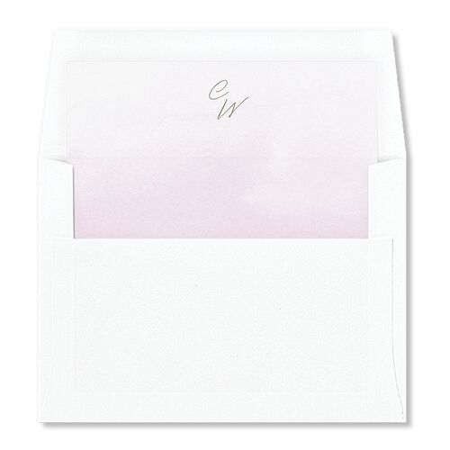Floral Photo Envelope Liners Amethyst Standard