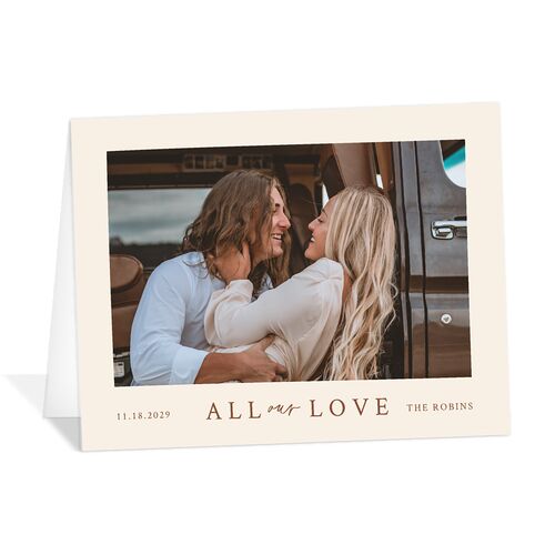 Captured Love Thank You Cards Tan