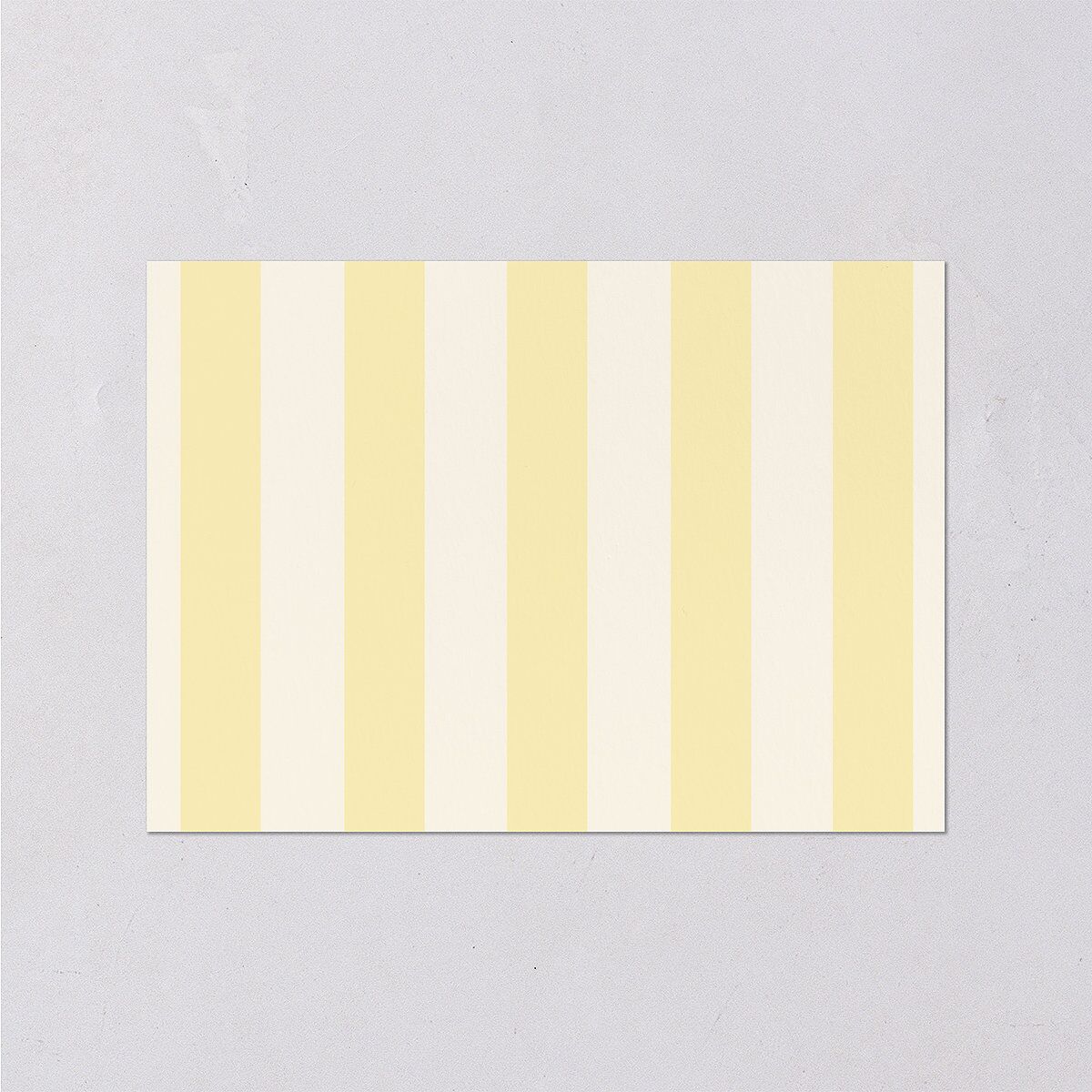 Cabana Stripes Wedding Response Cards Lemon Signature Standard