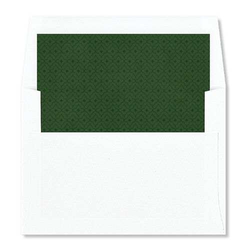 Gothic Gate Foil Envelope Liners Green Apple Standard