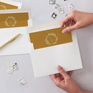 Pinecone Frame Envelope Liners Umber Standard