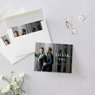 Country Club Thank You Cards Pure White