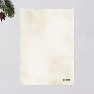 Just Merried Holiday Cards Gold Fawn Signature Blank Portrait  Standard