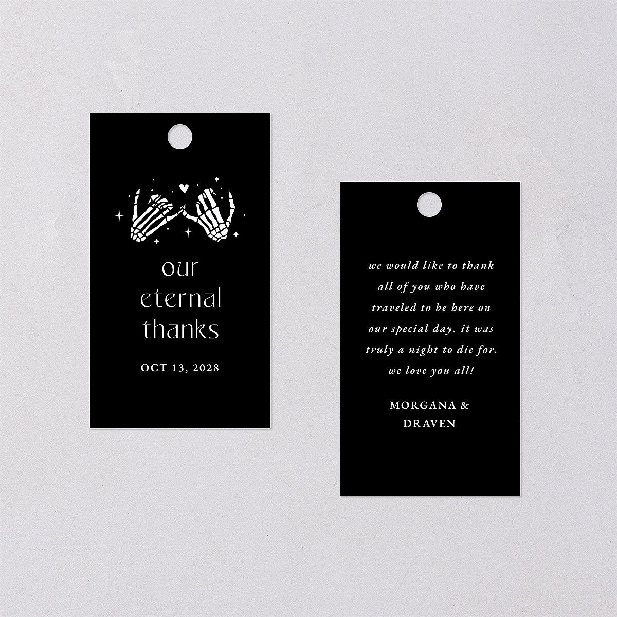 Til Death Do We Disco Favor Gift Tags Licorice Signature