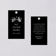 Til Death Do We Disco Favor Gift Tags Licorice Signature