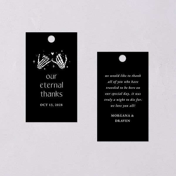 Til Death Do We Disco Favor Gift Tags Licorice Signature