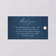 Sparkling Romance Favor Gift Tags Moody Blue Signature