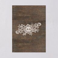 Woodgrain Lace Wedding Invitations Falcon Signature Blank No Standard