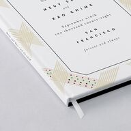 Chinese Lu Mien Guest Books Pure White