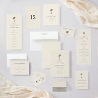 Palm Tree Icon Favor Gift Tags Champagne Signature