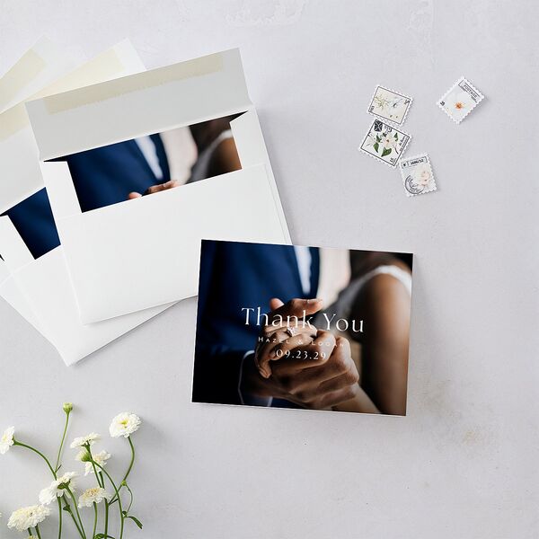 Desert Cactus Thank You Cards Peach Fuzz