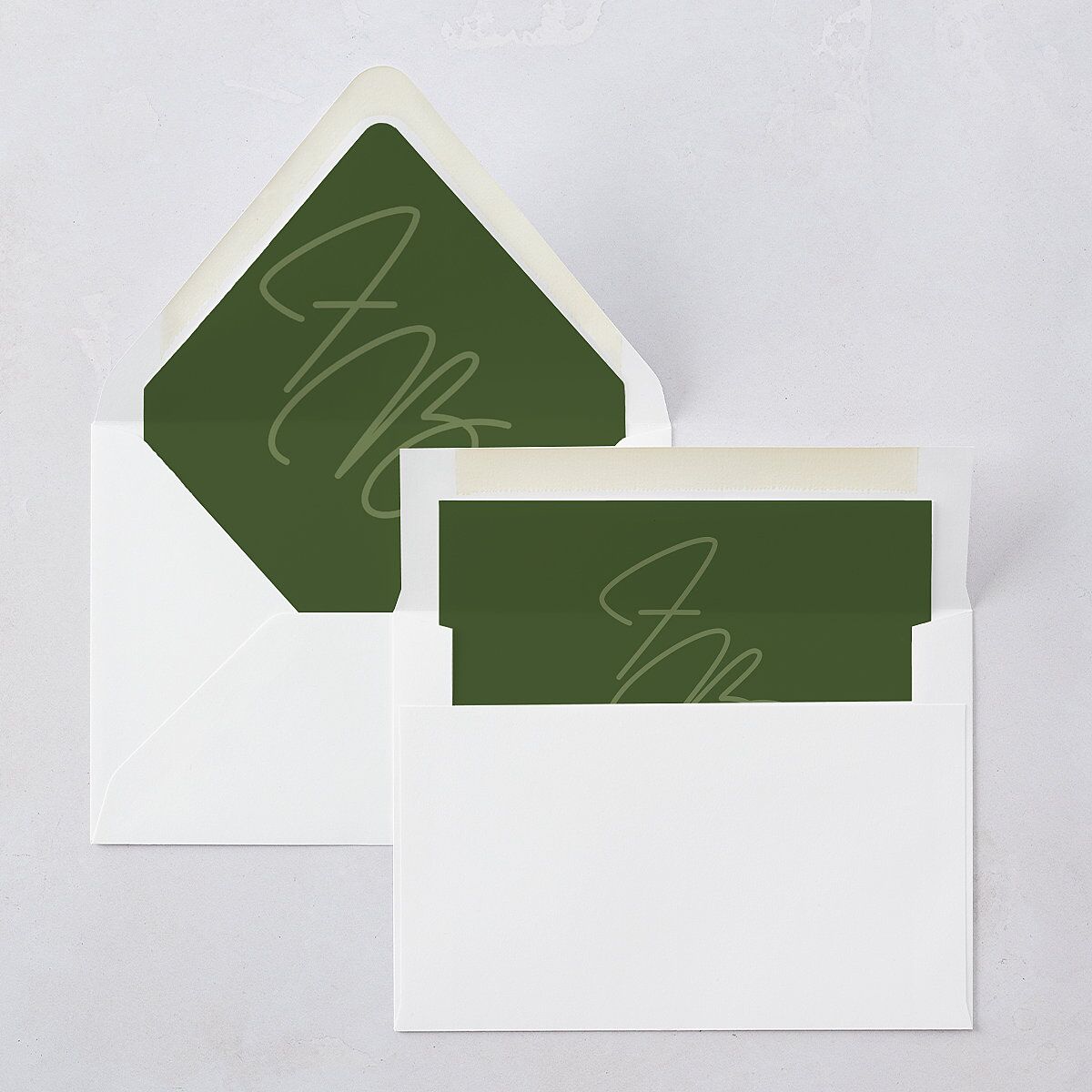 Retro Tropical Destination Euro Envelope Liners Pear Luxe