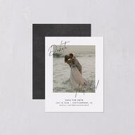 Signatures Save the Date Petite Cards Off-White Signature smooth Blank No Standard