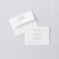 Signatures Save the Date Petite Cards Off-White Signature smooth Blank No Standard