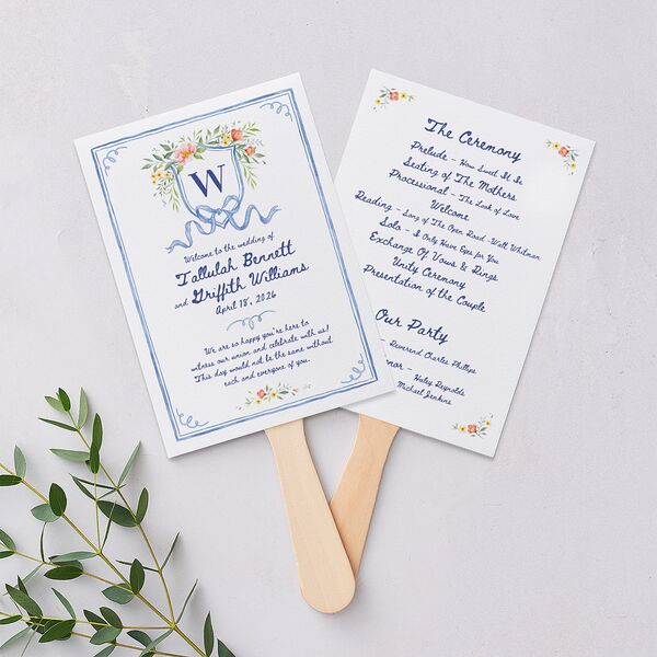 Countryside Crest Fan Programs Royal Blue Signature Standard