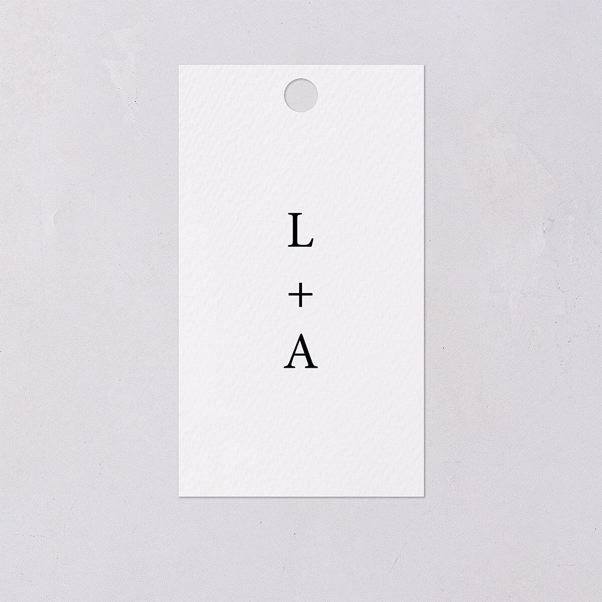 Natural Palette Favor Gift Tags Pure White Signature