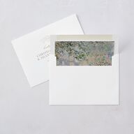 Love Story Lace Wedding Invitations Pure White Signature Blank No Standard