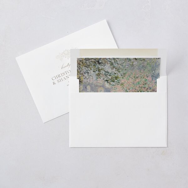 Love Story Lace Wedding Invitations Pure White Signature Blank No Standard