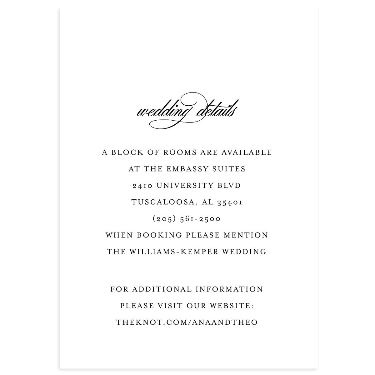 Foil Lace Wedding Enclosure Cards