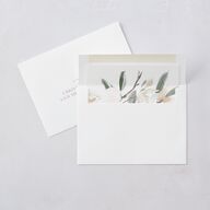 Elegant Garden Wedding Invitations Thyme Signature Blank No Standard