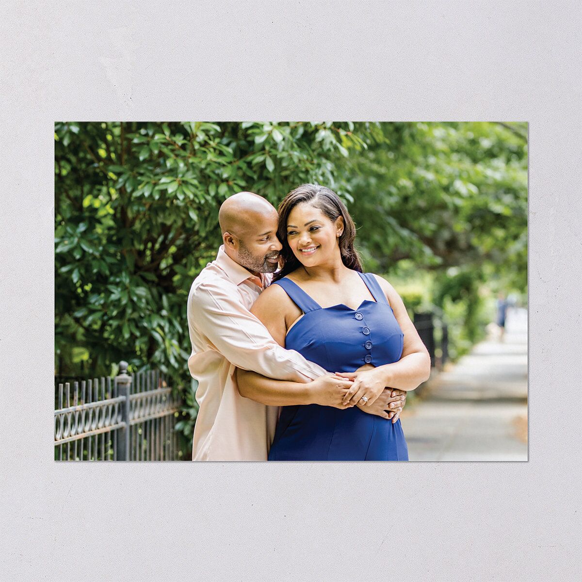Joyful Union Foil Save The Date Cards Gold Pure White Signature smooth Blank No Standard
