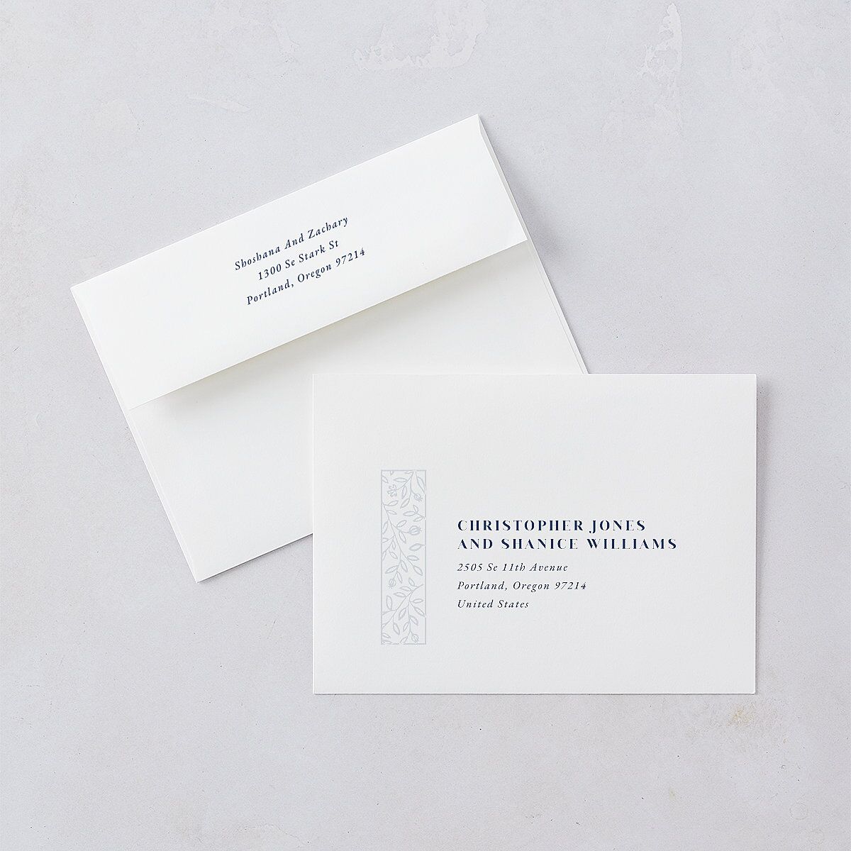 Jewish Chuppah Rehearsal Dinner Invitations Maritime Signature Blank Standard