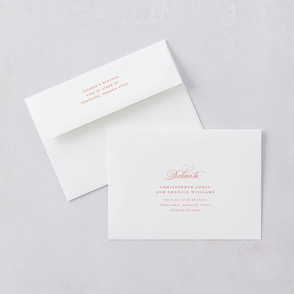 Elegant Eclectic Save the Date Cards Jewel Green Signature smooth Blank No Standard