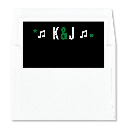 Gig Poster Envelope Liners Jewel Green Standard