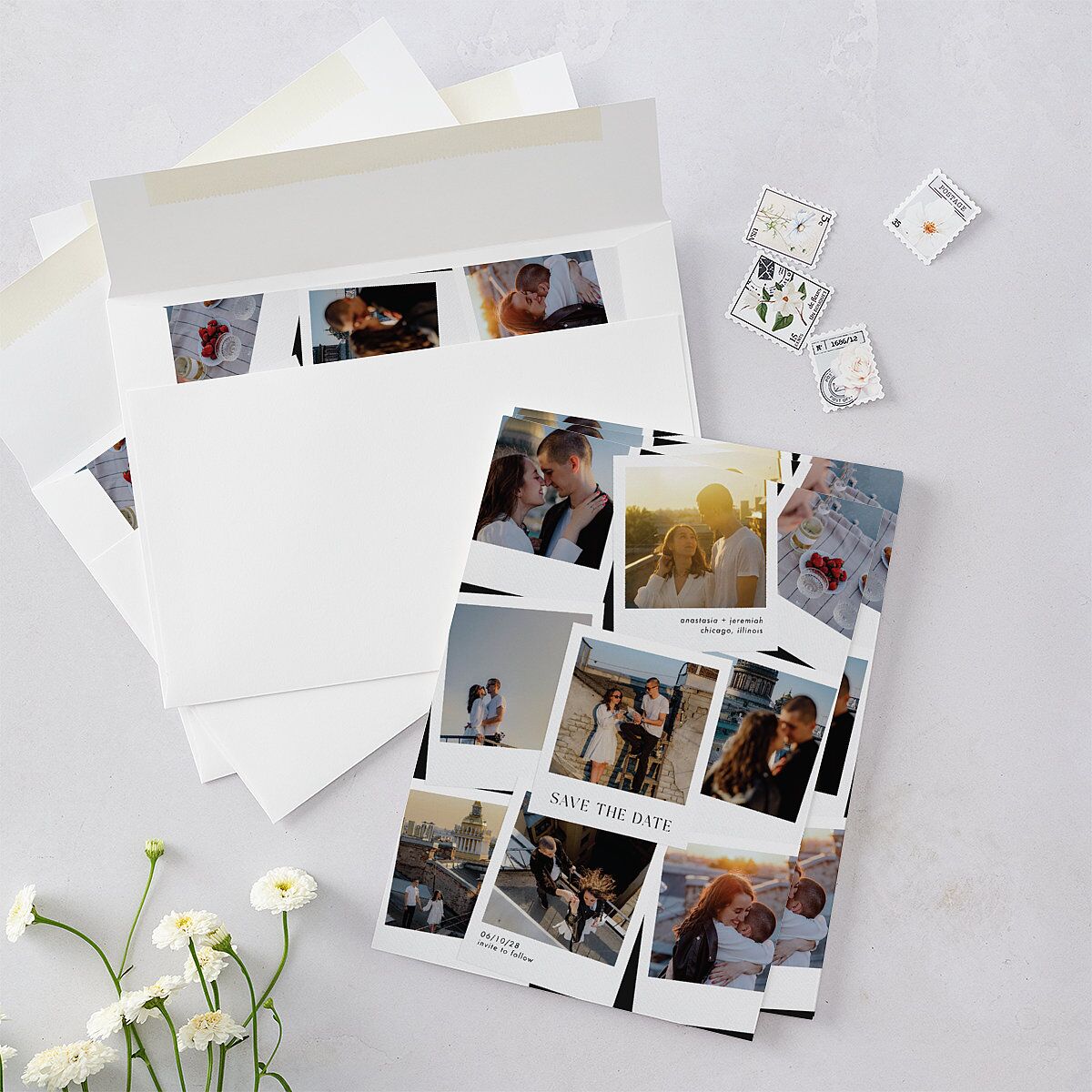 Photo Splash Save the Date Cards — view 5