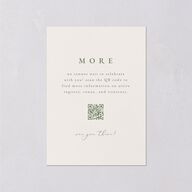 Graceful Botanical Foil Wedding Enclosure Cards Greenery Gold Signature Standard