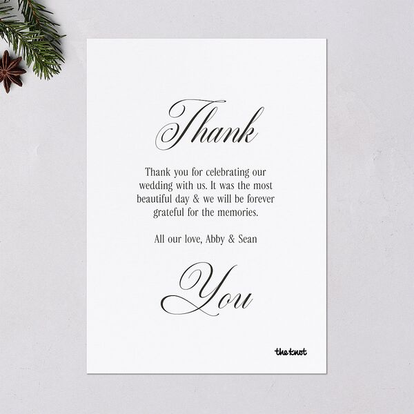 Timeless Happy Holiday Photo Holiday Cards Pure White Signature Blank Standard
