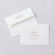 Elegant Eclectic Wedding Invitations Walnut Signature Blank No Ticket