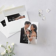 Vintage Heart Locket Thank You Cards Crimson