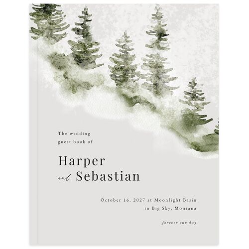 Snowy Mountainside Guest Books Thyme