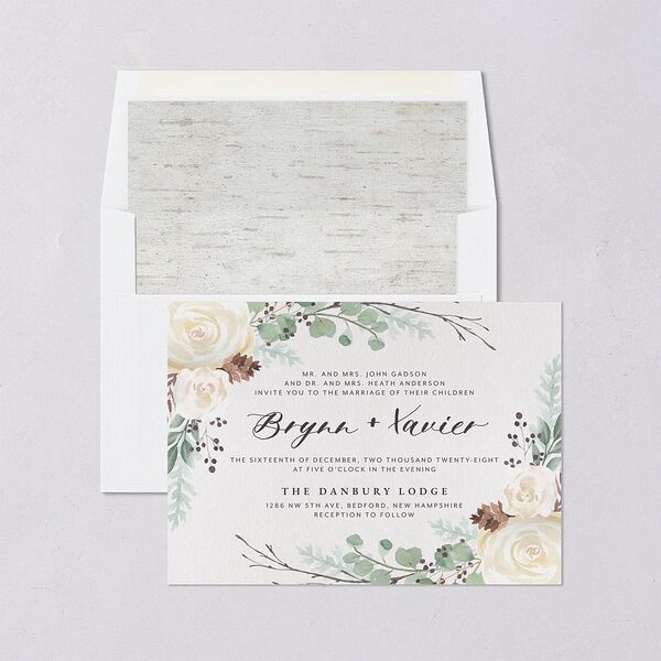 Rustic Botanical Standard Envelope Liners Standard Thyme Liner