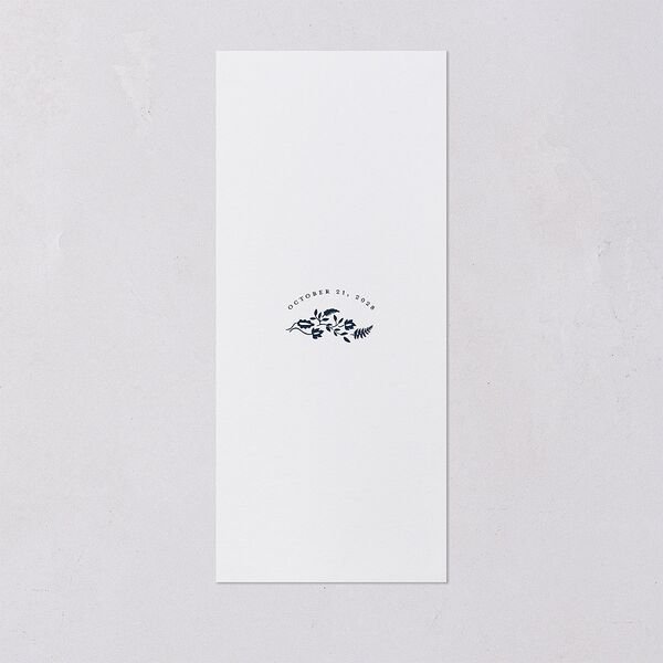 Rustic Kingdom Menus Gold Navy Signature