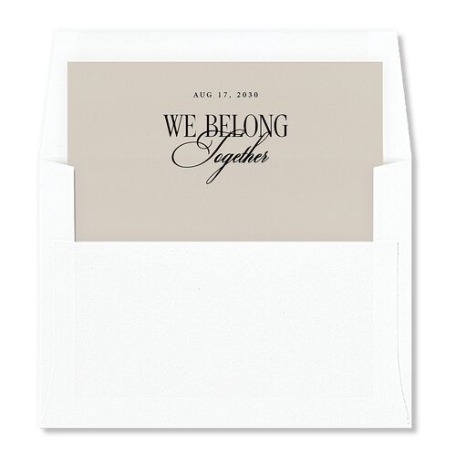 Luxury Editorial Photo Envelope Liners Charcoal Standard