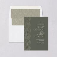 Boho Texture Standard Envelope Liners Deep Olive Standard